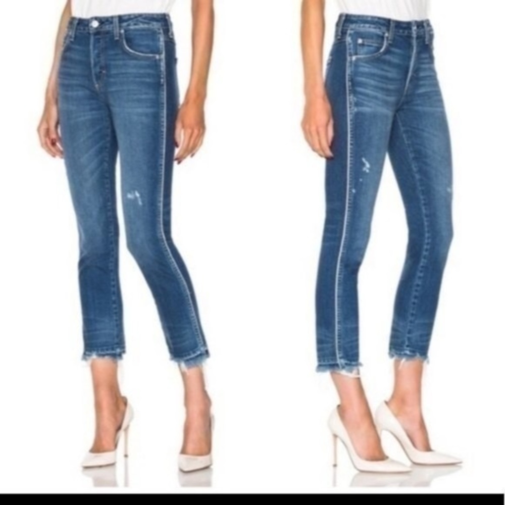 AMO Denim babe old school cropped skinny jeans